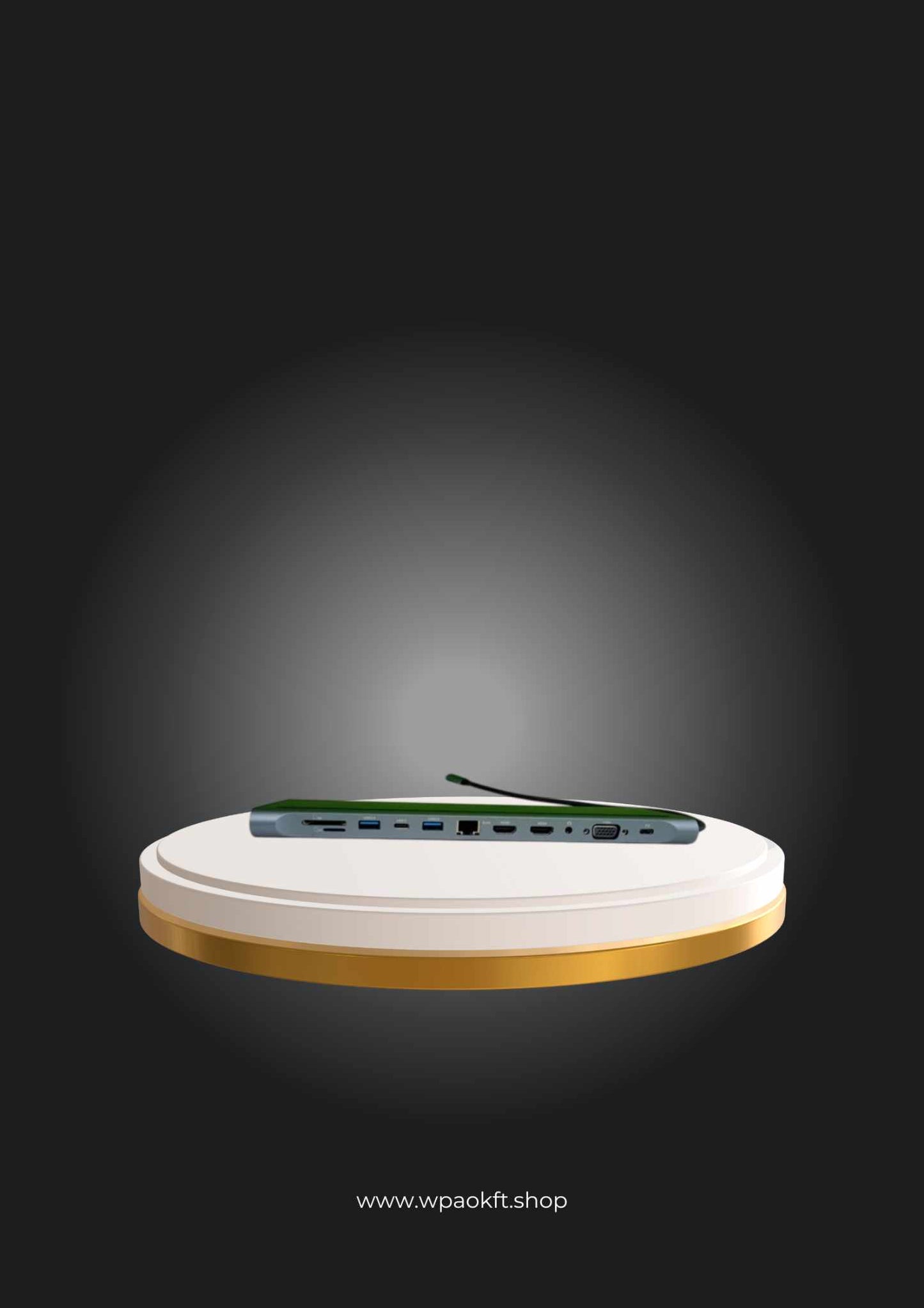 MST 12 PORTOS KETTŐS HDMI HUB USB C HDTV MULTIFUNKCIÓS ADAPTER, MODELLSZÁM: C12H01