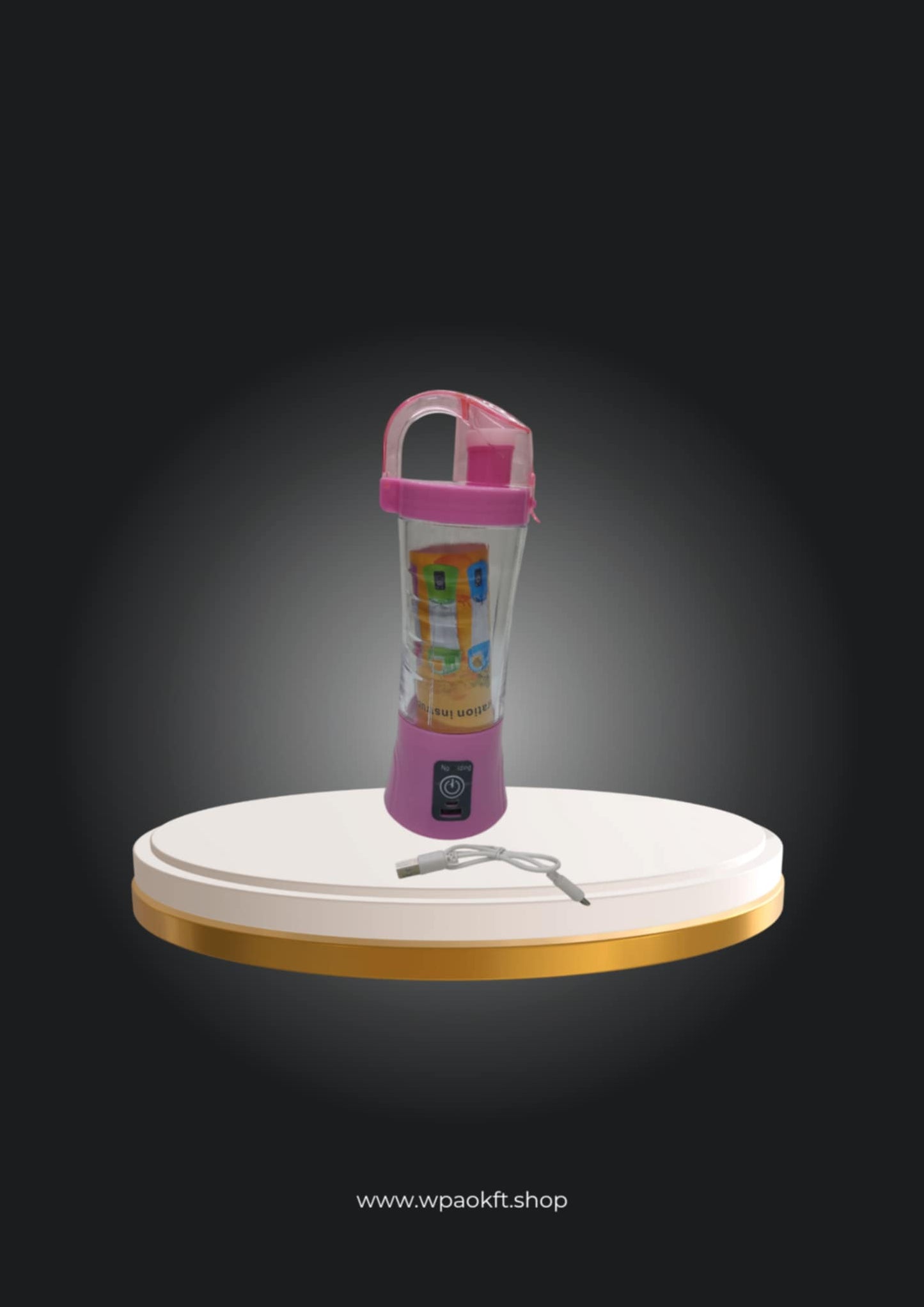 Turmixgép QLLIPIN Juice Blender QL602 380 ml – Hordozható USB-s turmix friss italokhoz