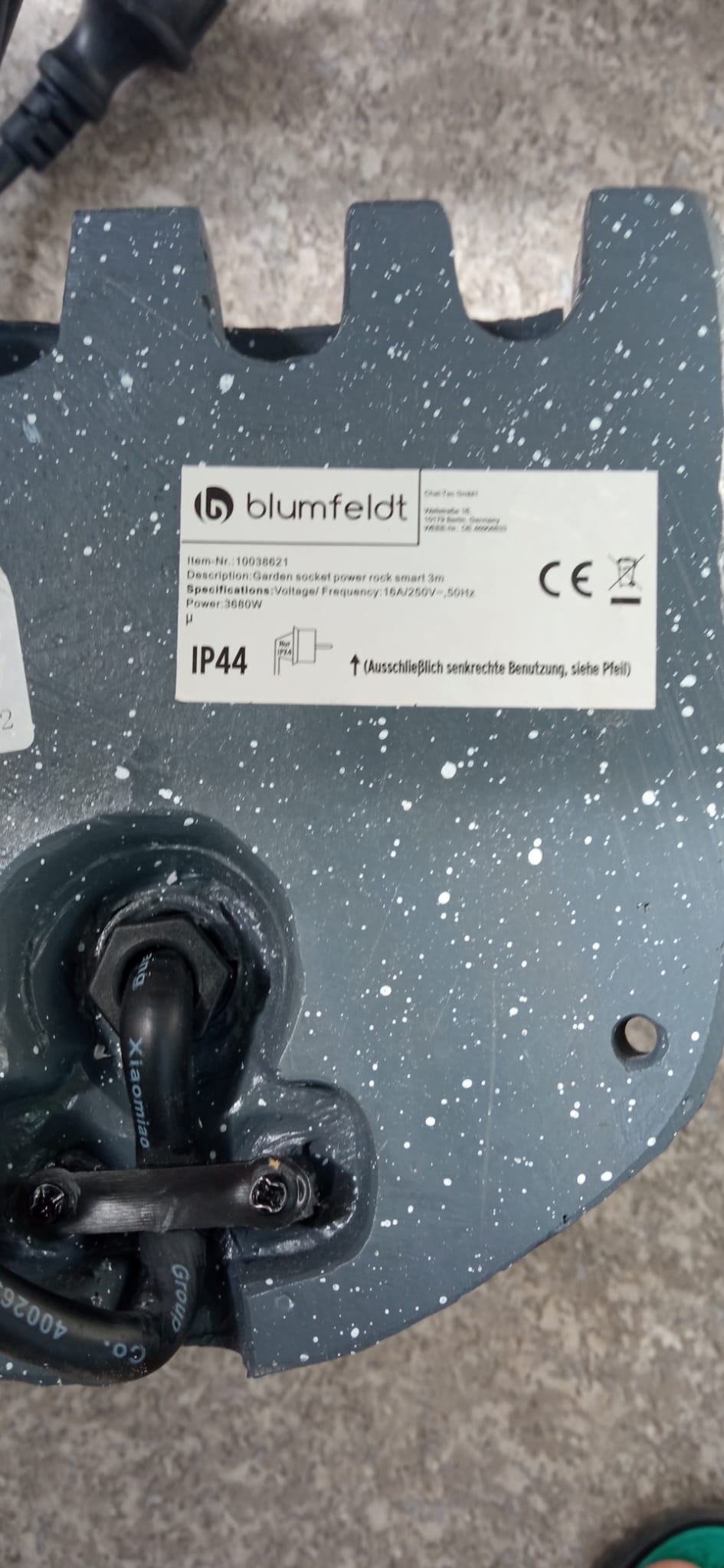 Blumfeldt Power Rock Smart, kerti csatlakozó aljzat, aljzatelosztó