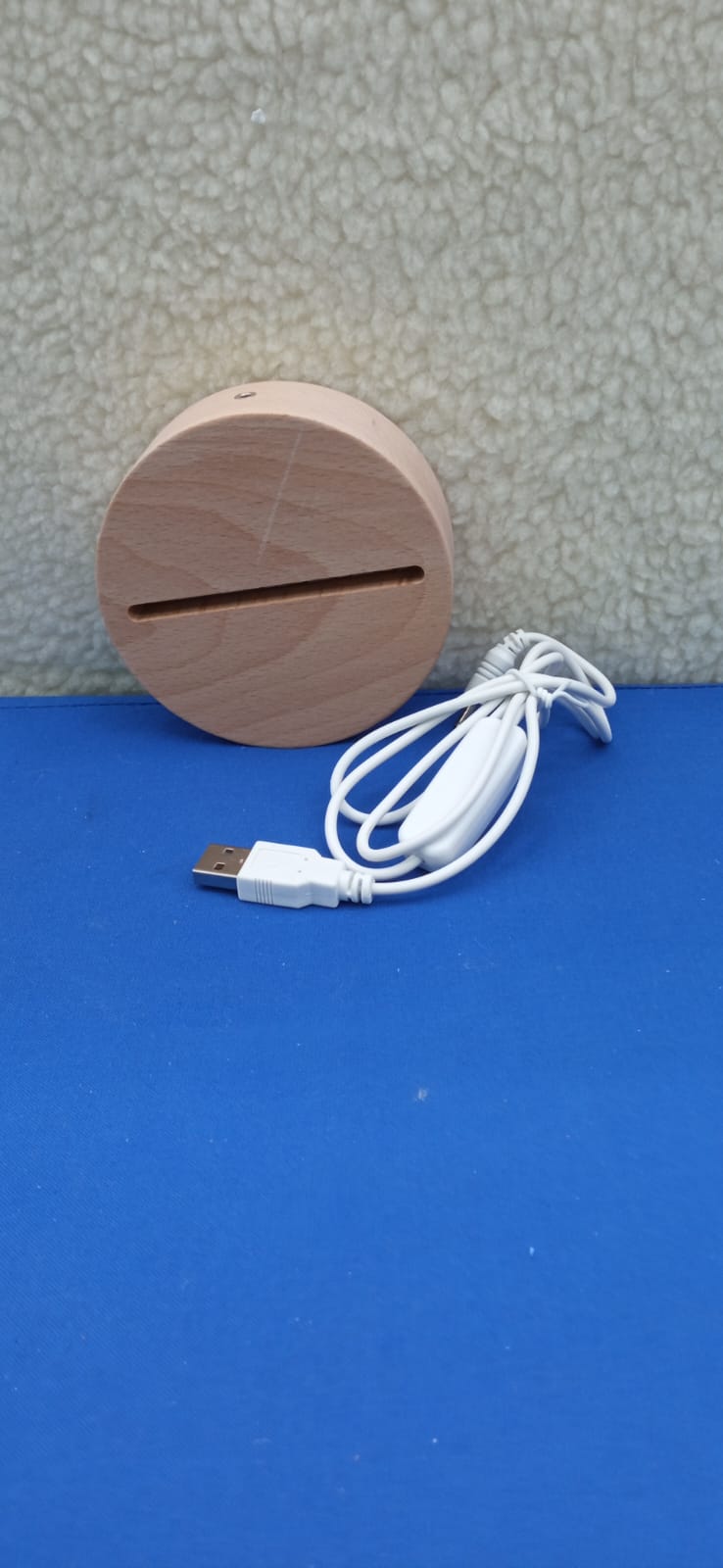 DIY Ggyanta fa LED USB -éjszakai lámpa