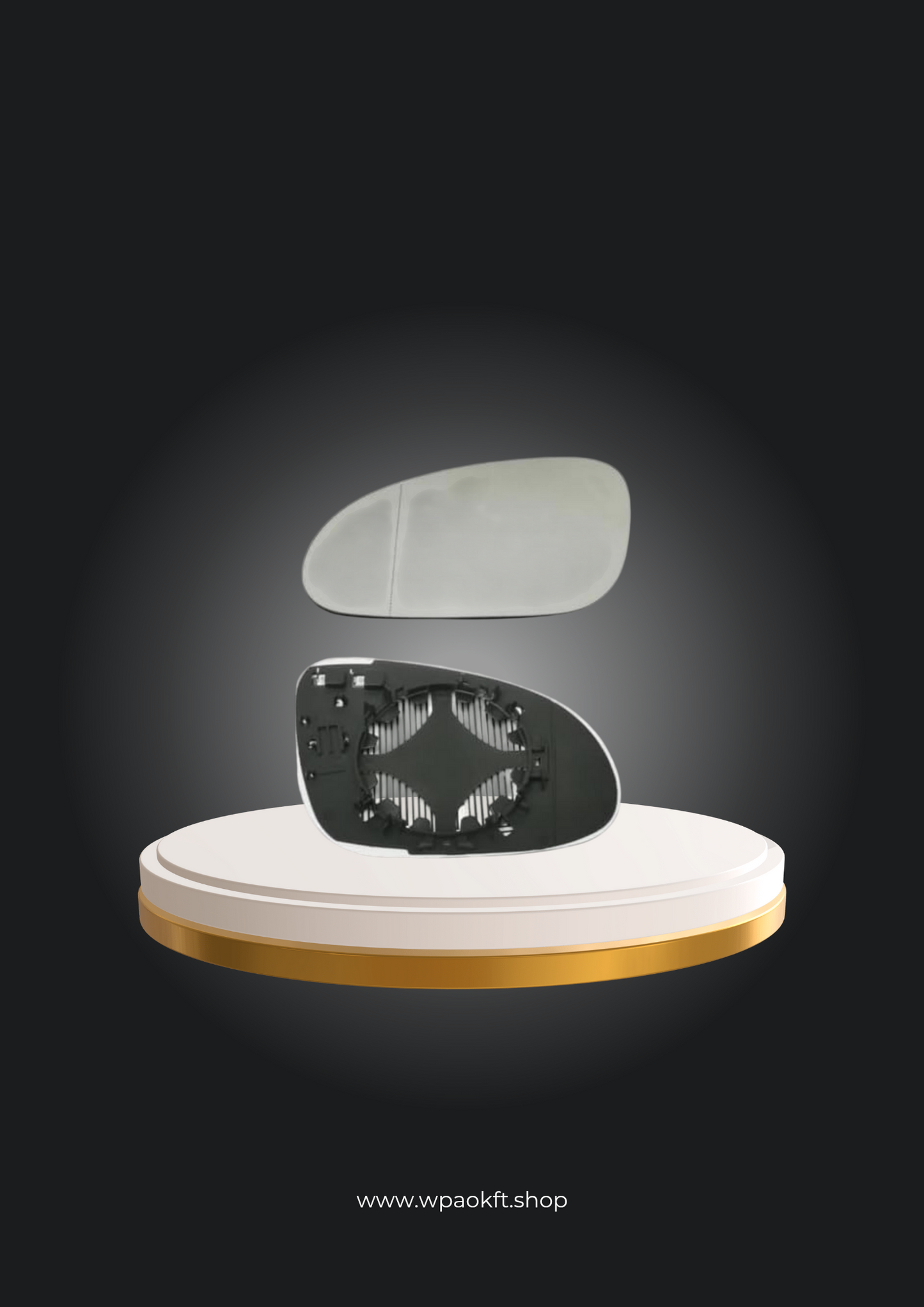 Tükörüveg JMW0363 csere VW PASSAT B6 2007-2011, csere GOLF MK5 2003-2008, külső tükör üveg aszférikus állítható megfelelő csere JETTA 5 2006-2011, tolató lencse visszapillantó üveg tükörhöz