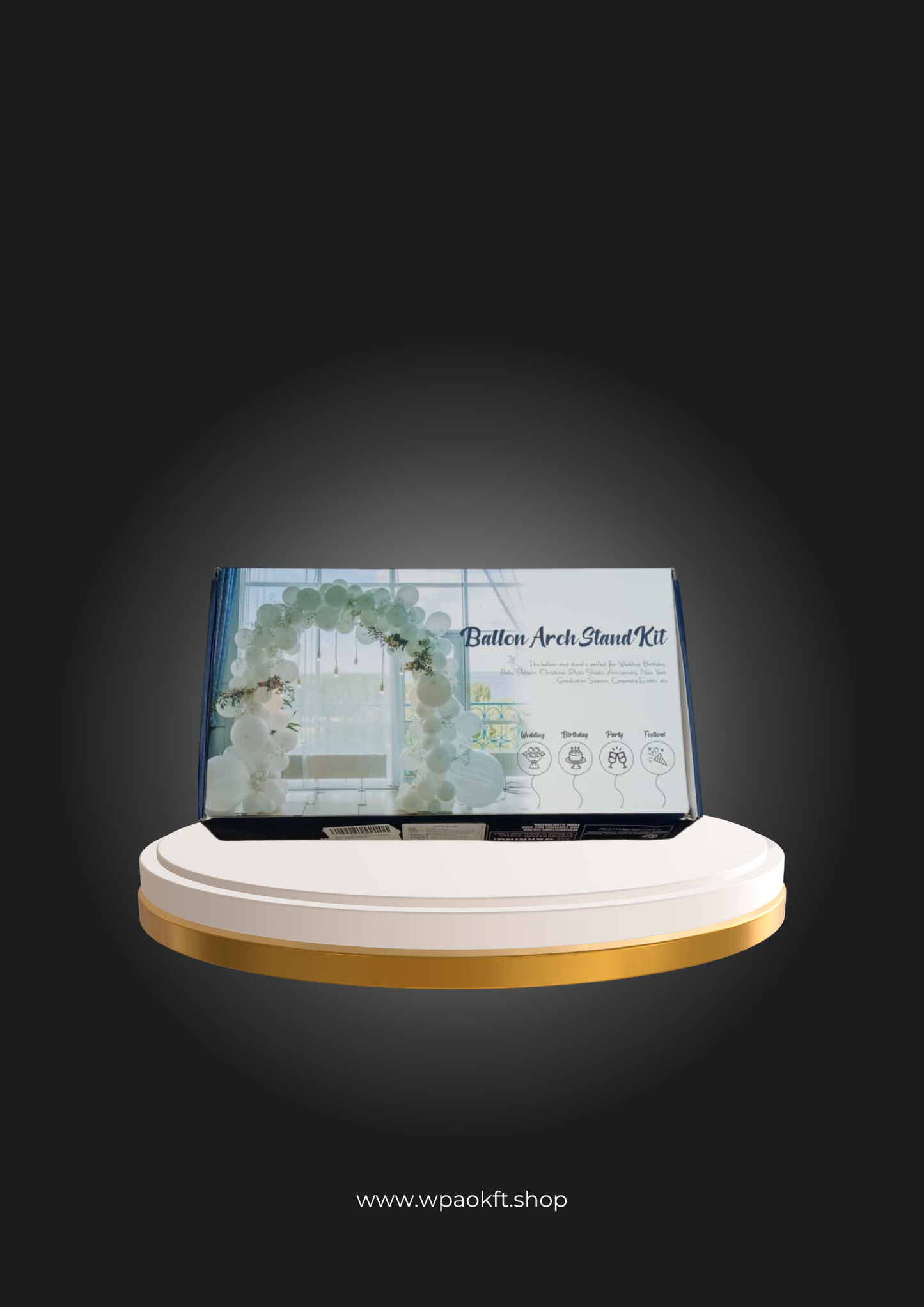 Íves állvány lufikhoz