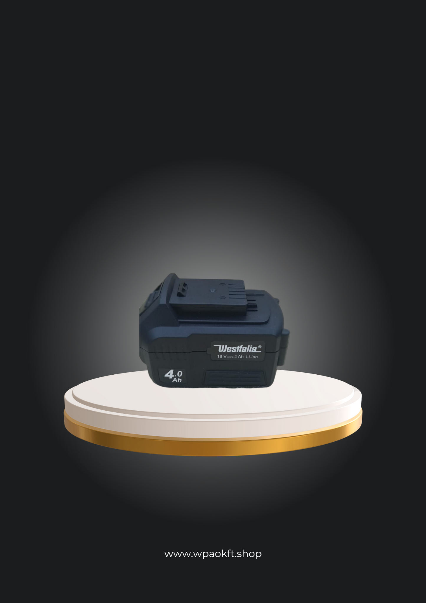 Westfalia 18 V Li-Ion akkumulátor 4,0 Ah A4AH18