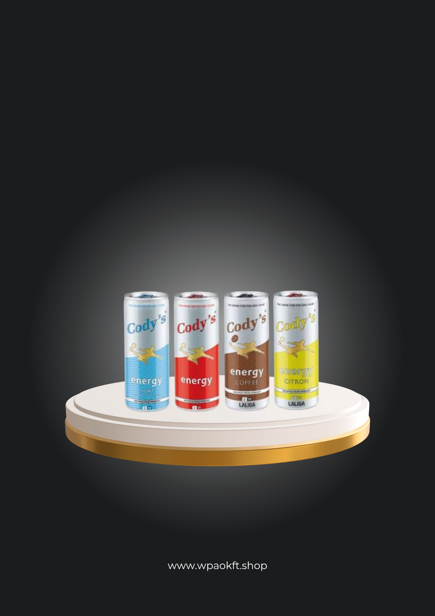 Cody's energia italok, 4 ízben