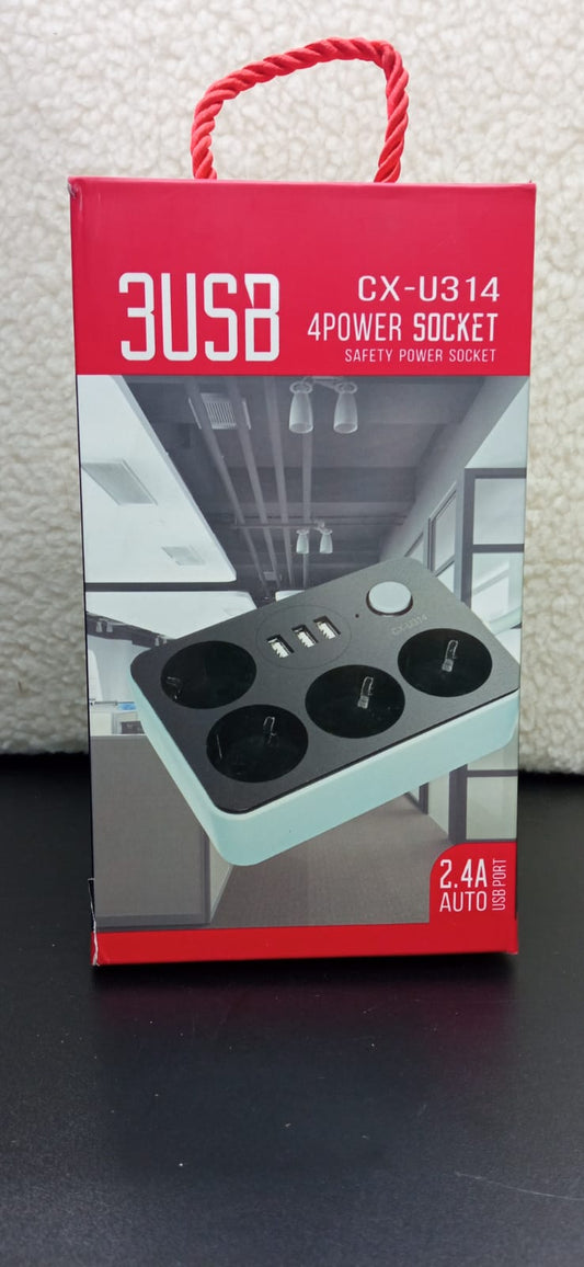 3USB XC-U314 4-es Elosztó – Több eszköz egyidejű töltése