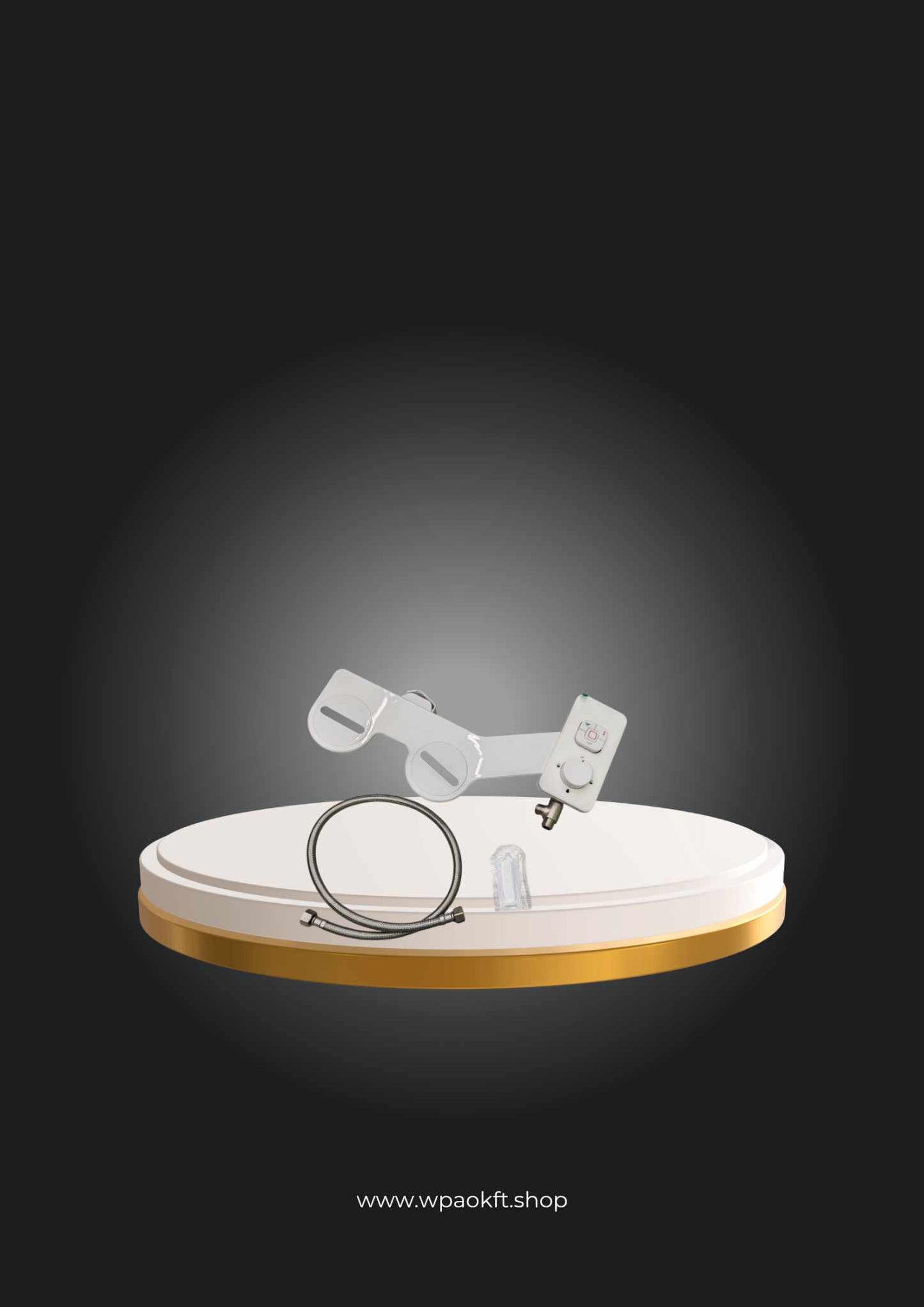 Szórófejes bidékiegészítő WC-ülőkéhez