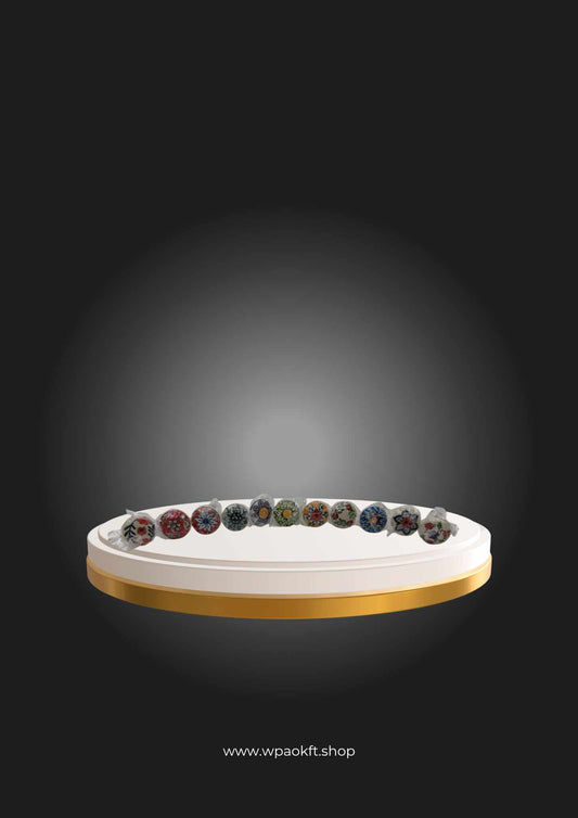 Kézzel készített fiók gombok - doboz 11 gombbal