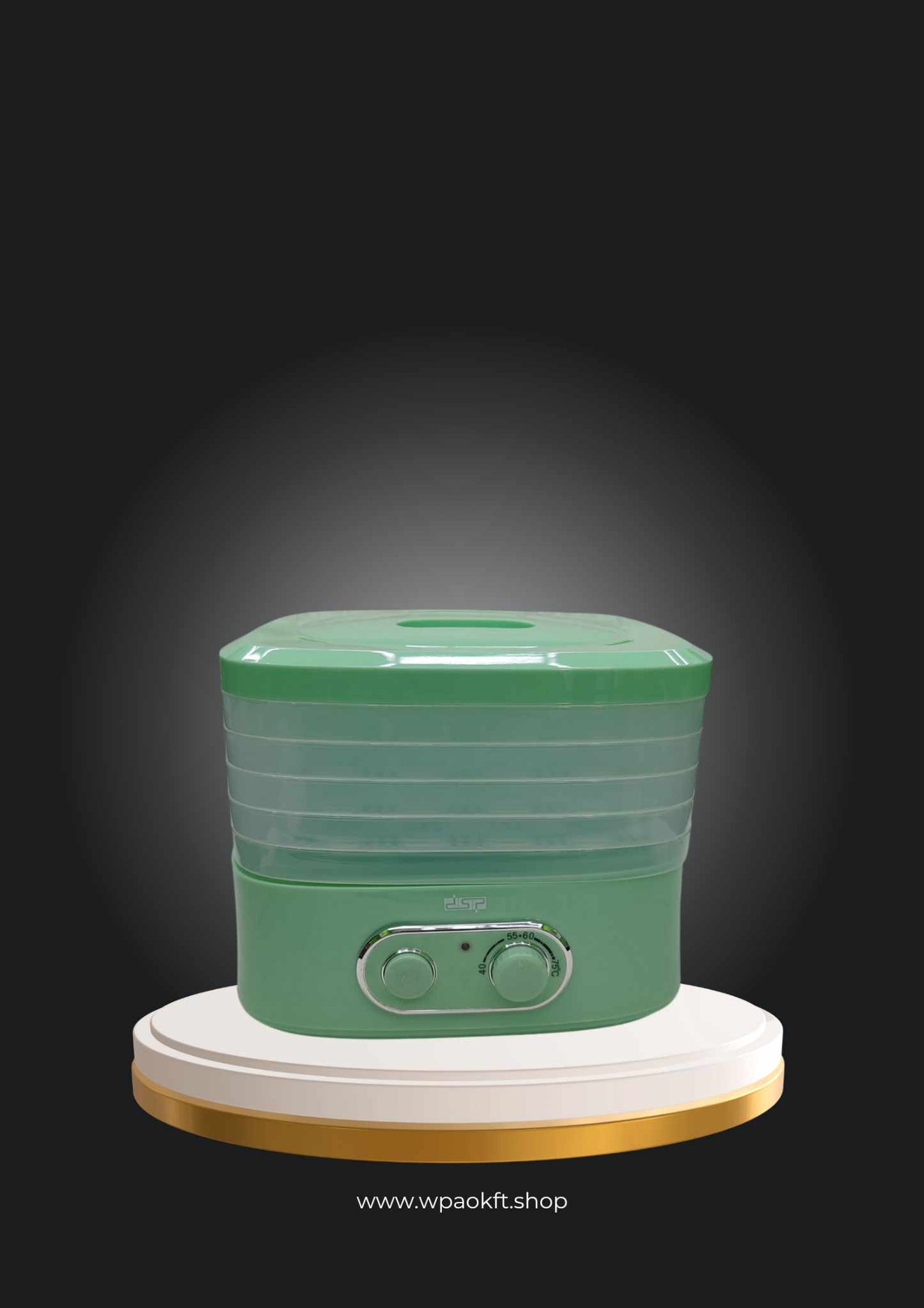 Ételaszaló DSP KA9003 – 240W-os ételaszaló 5 nagy kapacitású tálcával és állítható hőmérséklettel