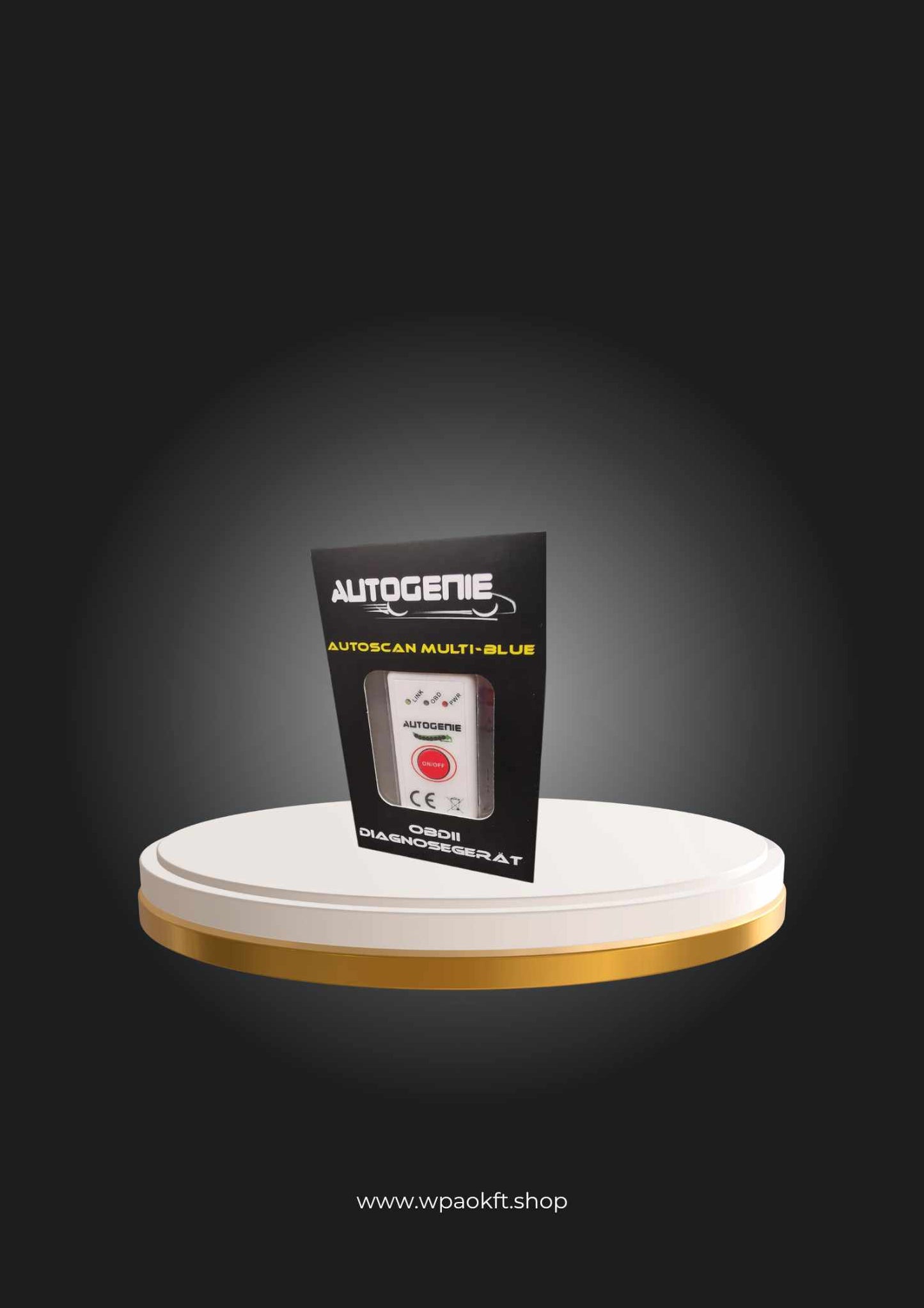 Autogenie Multi-Blue OBDII iOS & Android Bluetooth 4.0 valós idejű adatok HUD OBD-2 diagnosztikai eszköz nyomaték autó hiba memória olvasó