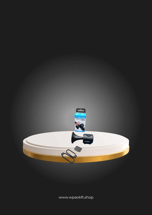 Elektromos kerékpáros duda, 120 dB-es elektronikus kerékpáros csengő 300 mAh-s gombbal, akkumulátoros/IPX4 vízálló, hangos kerékpáros csengő felnőtteknek/gyerekeknek