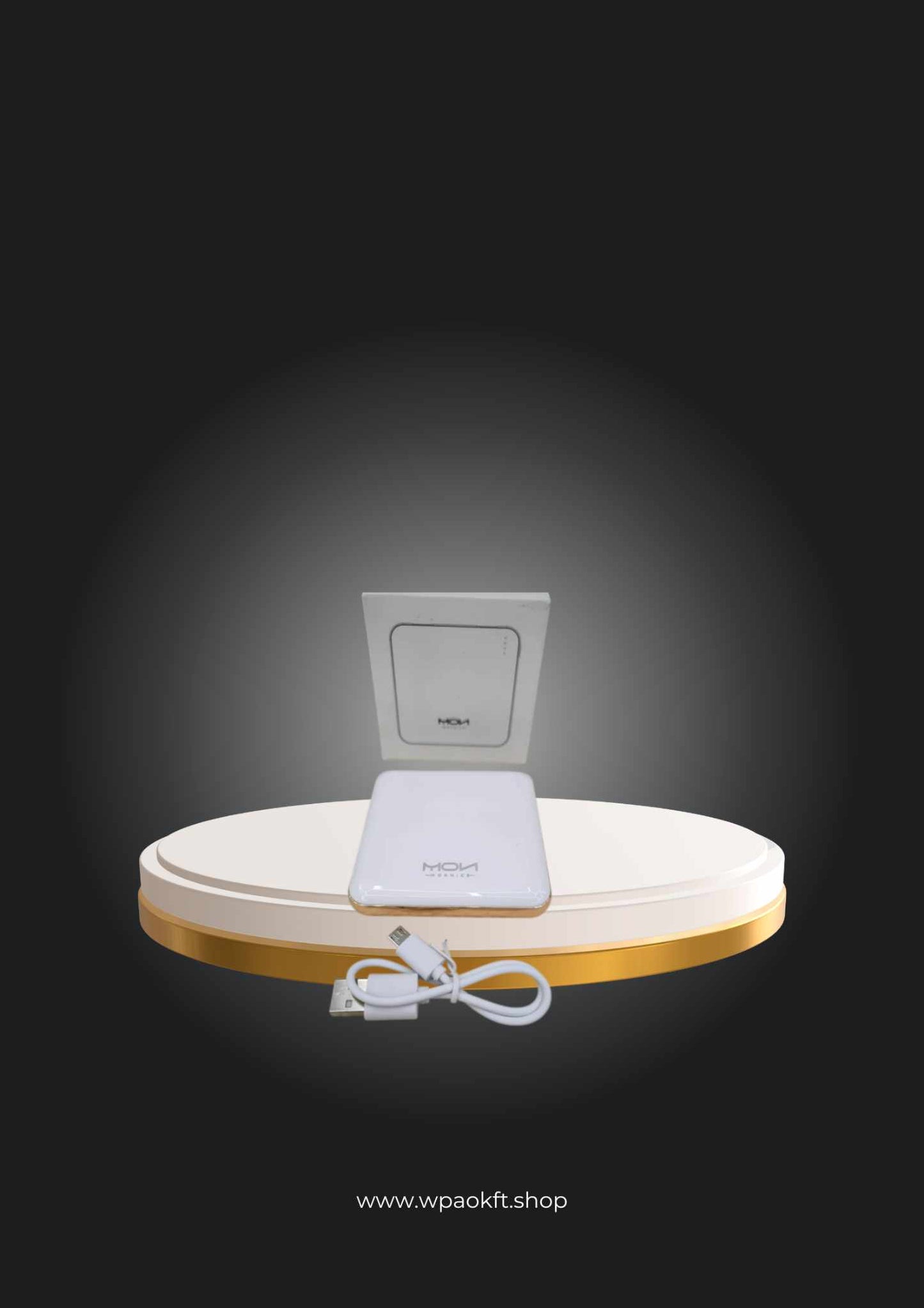 MOXNICE 1043 Power Bank 10000 mAh Power Bank, szuper könnyű, vékony külső akkumulátor 2 kimenettel okostelefonokhoz és táblagépekhez