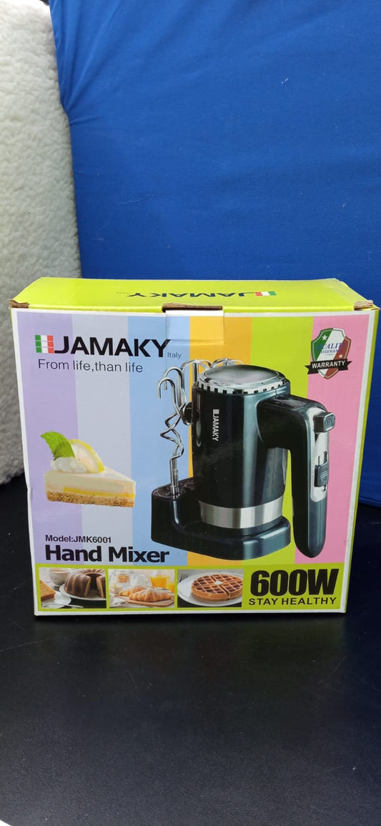 Kézi mixer Jamaky MK6001 600 W  – Erőteljes és hatékony sütéshez és főzéshez