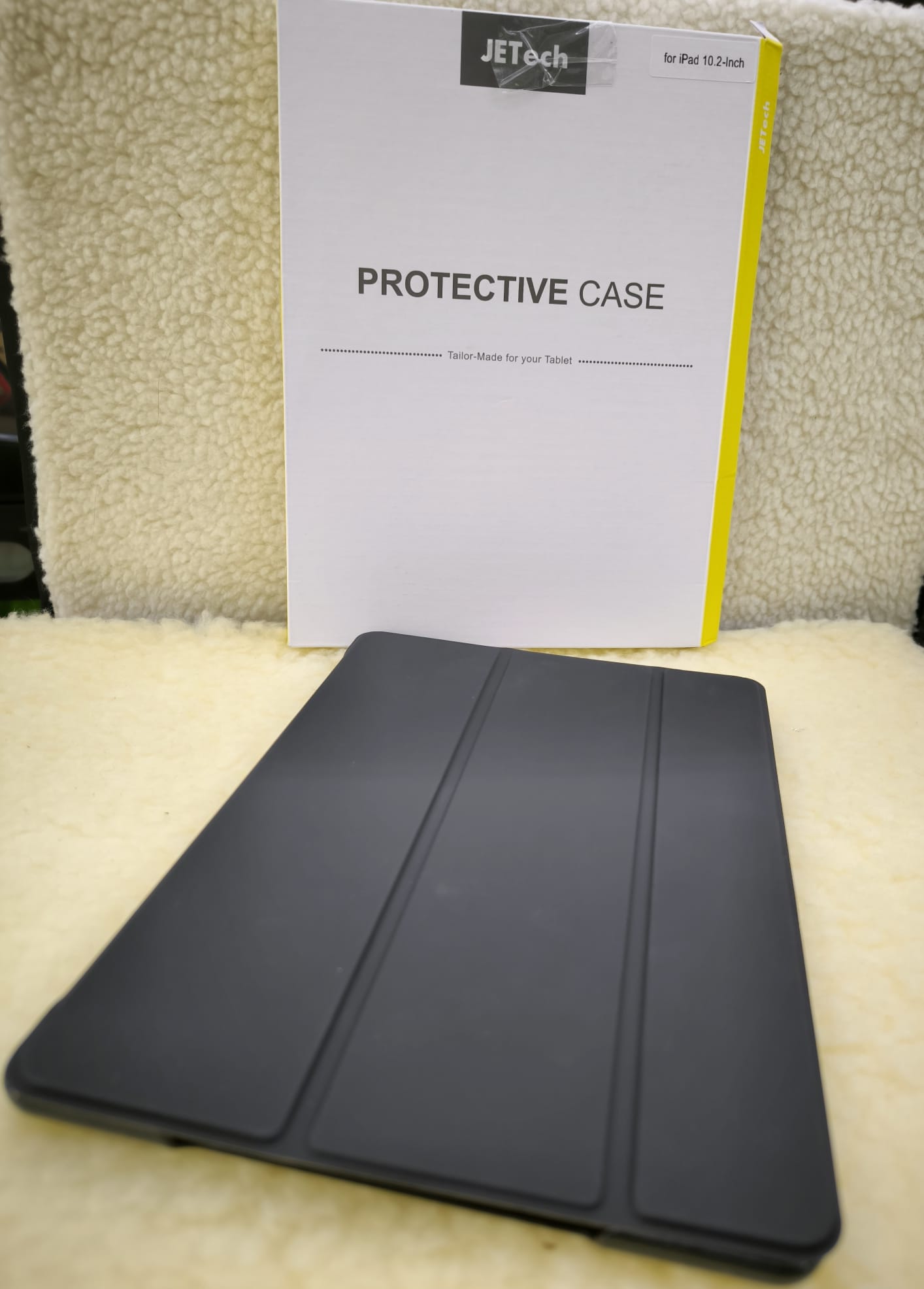 JETech iPad 10.2" mappa tok, Smart Case, Xprotector Smart Book Flip, fekete