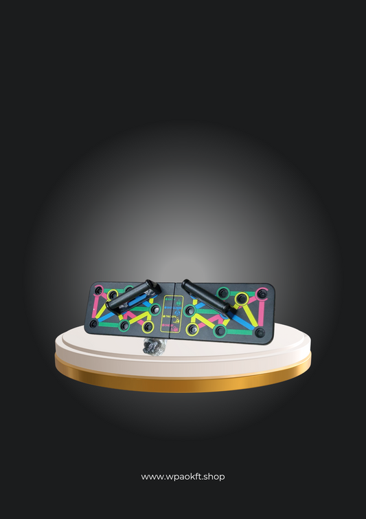 Felhajtható 4 az 1-ben fekvőtámasz tábla – Teljes felsőtest edzés otthon