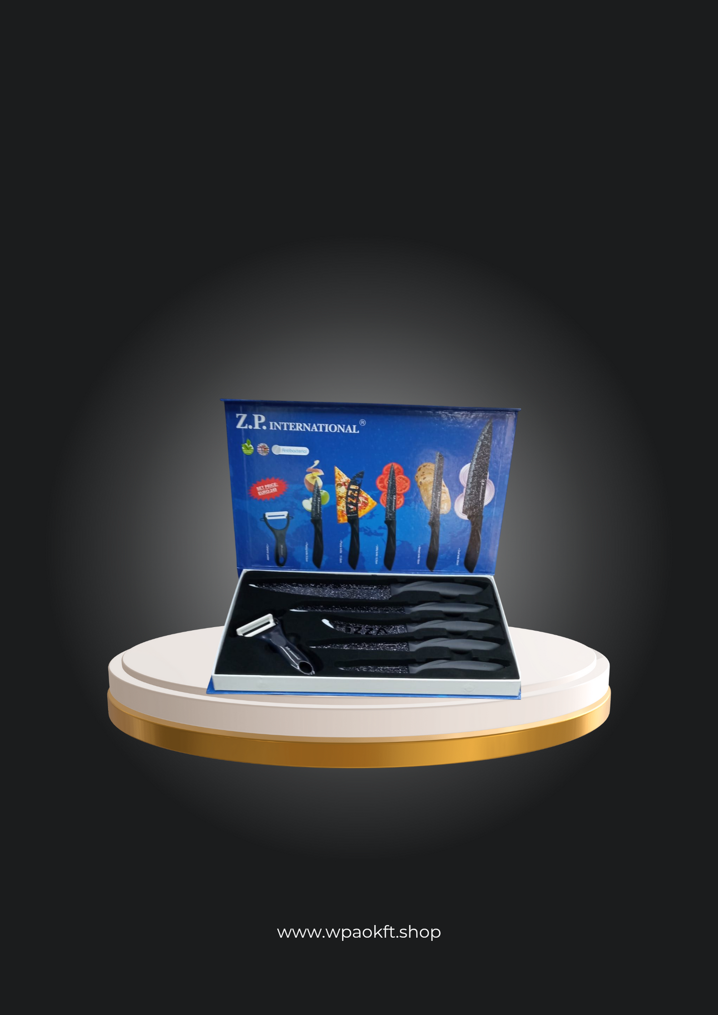 Konyhakés készlet ZP International 2 darabos – Precíziós vágás stílusos kivitelben