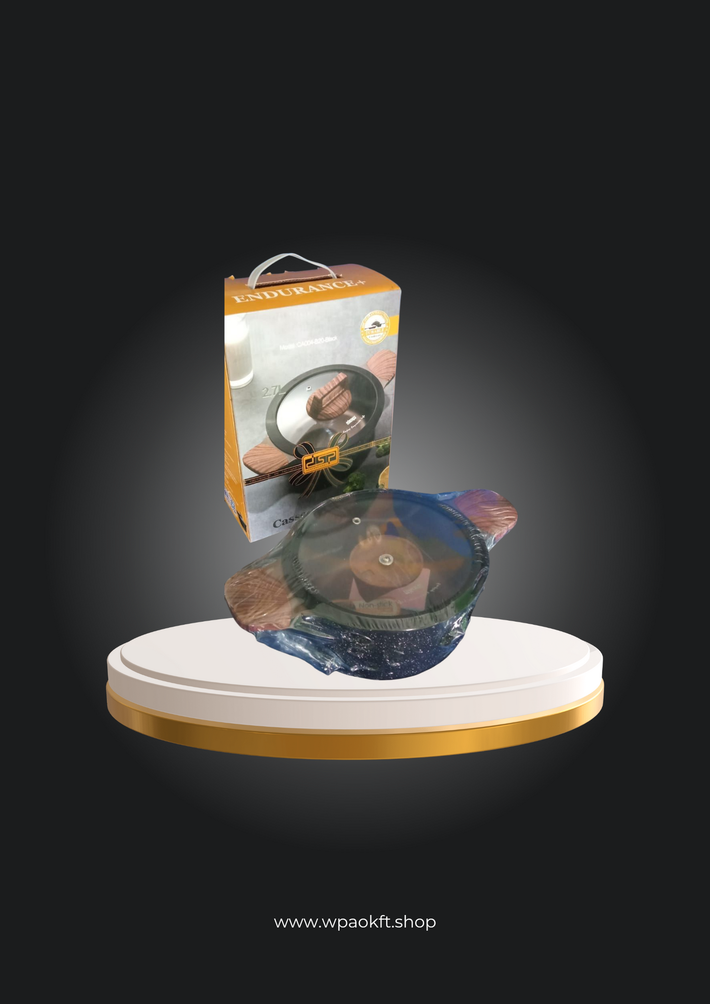 Lábas DSP CA004-B20 fekete 2,7l – Kompakt és praktikus főzőedény