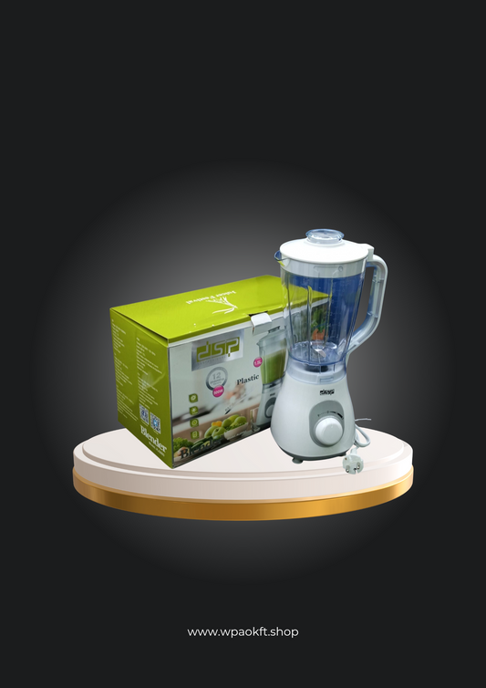 Turmixgép DSP KJ2093 – 1,5 literes üvegtartályos turmixgép, 500W teljesítménnyel és rozsdamentes acél pengékkel