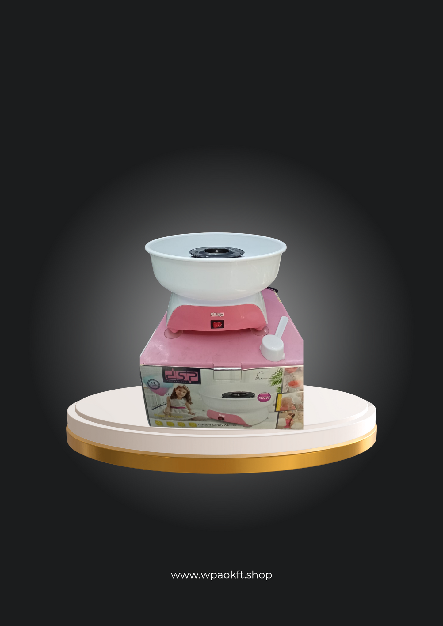 Vattacukor Készítő DSP KA1006 – Készíts házi vattacukrot percek alatt, egyszerű és gyors használattal