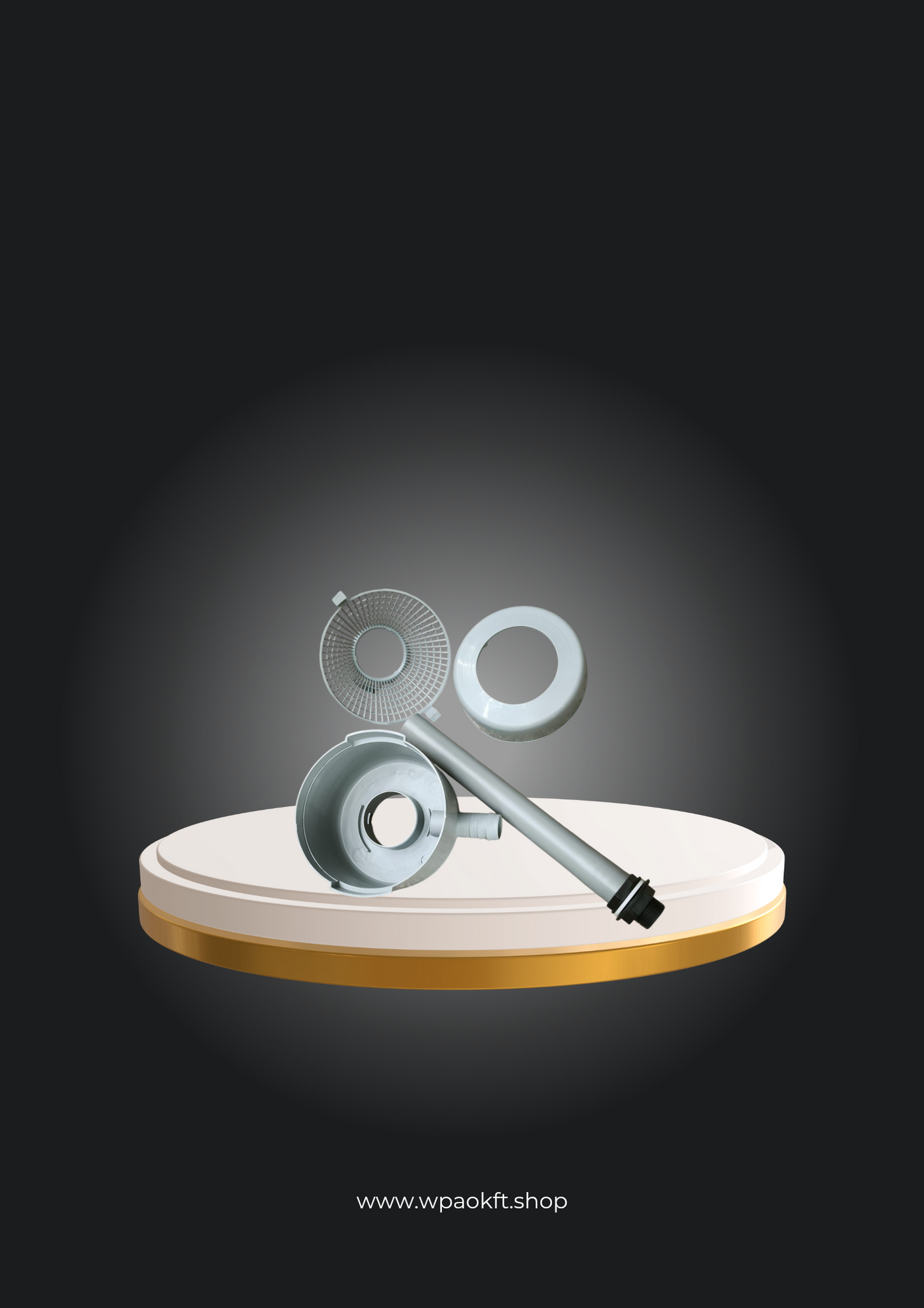 Leeresztőcsőszűrő szitával mint levélterelővel