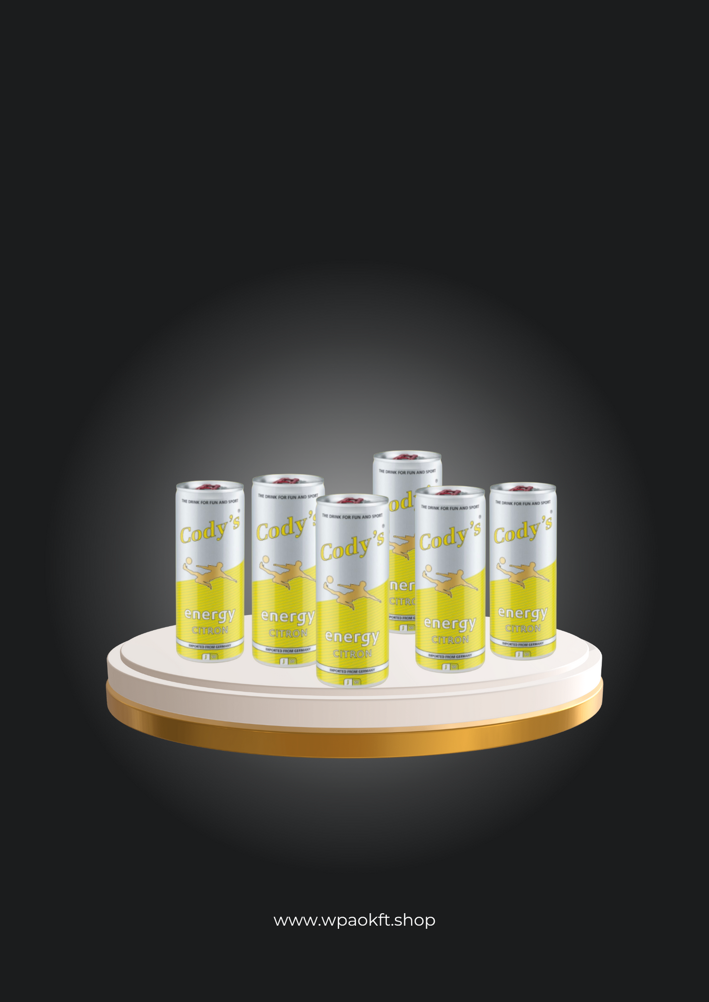 Cody's energy citron - 6 db