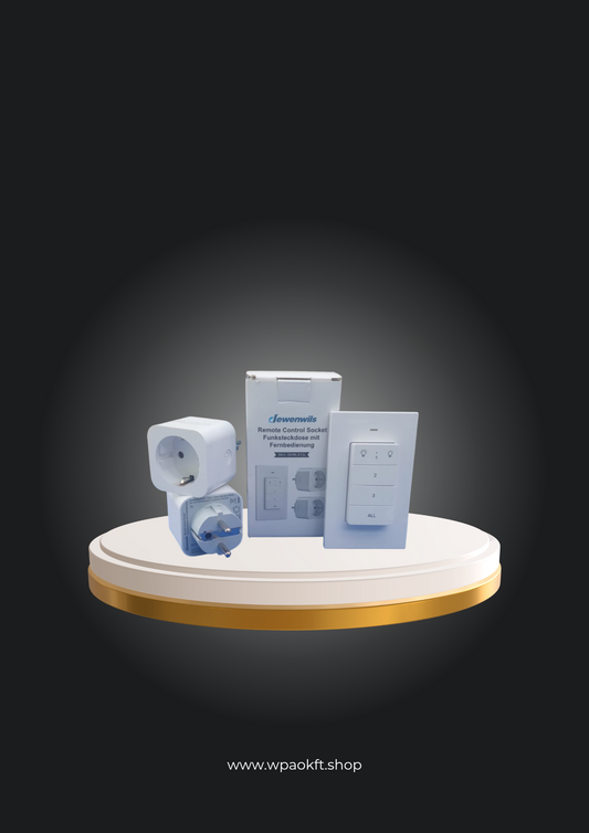 DEWENWILS DHRLS12L rádiós aljzatok távirányítóval, dugaszolható be/ki vezeték nélküli fali kapcsoló, rádiós aljzatkészlet