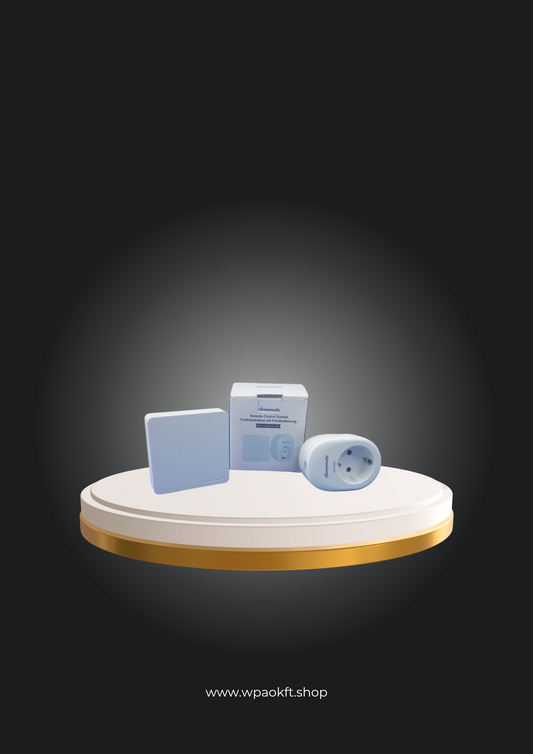 DEWENWILS DHRLS11B vezeték nélküli aljzat távirányítóval, dugaszolható be/ki vezeték nélküli fali kapcsoló