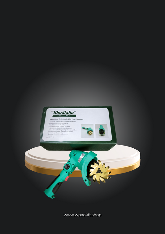 Westfalia X-Grubber akkumulátoros kézi talajmaró 10,8 volt - akkumulátor és töltő nem tartozék Tételszám: 937610