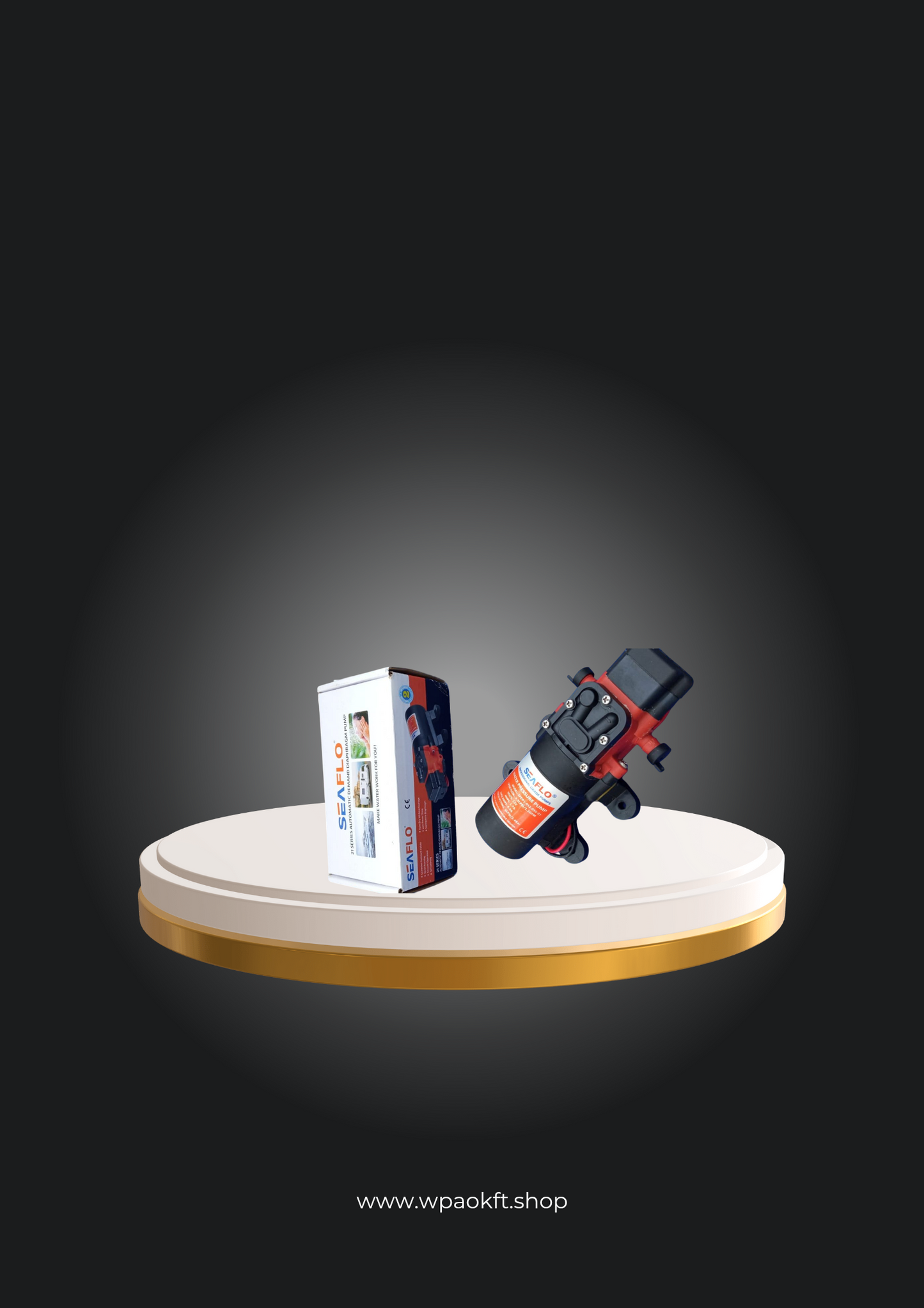 Seaflo® 21-es sorozatú nyomottvíz-szivattyú, 12V / 1,2 GPM / 4,3 LPM / 35PSI