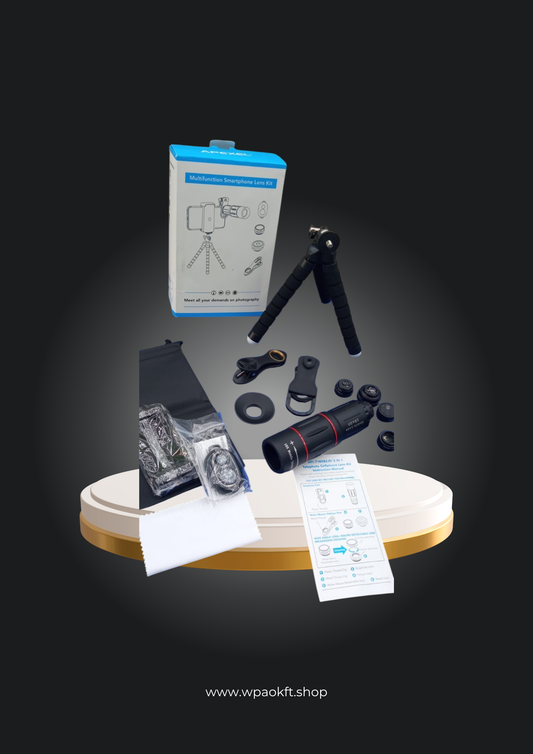 Apexel 8 az 1-ben Többfunkciós okostelefon 18X teleszkóp zoom objektív készlet